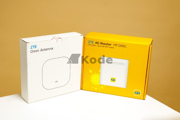 ZTE 4G Router MF286C + ZTE Omni Antenna